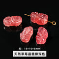 晶典 天然精雕水晶貔貅手工diy饰品配件时尚礼物半成品材料批发