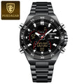 POEDAGAR Men Digital Watch Multifunction Chronograph Time Style Quartz Watch Waterproof Glow Live Export Bestseller Watch