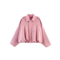 Women's Fall Lapel Collar Jacket 2026 | Trendy Jacket - Off White