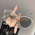 Light-Changing Prescription Glasses With Rx Retro Blue-Light Glasses Men Versatile Bare Face Plano Women Prescription Sunglasses