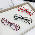 Presbyopia Glasses Fox Head Blue-Light Glasses Women Fashionable Trendy Older Adults One Women HD Anti-Blue-Light Reading