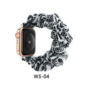 For appleiwatch Watch Band Overseas Women Polyester Fabric S8765 Third Gen Tweed Style Printed Apple Band
