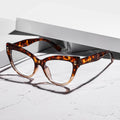 Contrast Cat-Eye Plano Women ins Breeze Western Glasses Frame Men Party Personality Bare Face Stud Wear Jewelry Frame