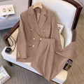 Women's Fall Fashion Elegant Plus Size Loose Jacket Set 2026 | Trendy Jacket - Black