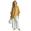 Bohemian Vacation Straight Leg Fake Two-Layer Pants + Top 2-Piece Set