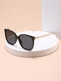 Western Oversized Sun-Proof Fashionable New Overseas Trendy Influencer Style Premium Women Sunglasses