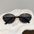 Sunglasses Premium Fashionable UV-Proof Overseas Export Sunglasses Western Cat-Eye Personality Light Color Sunglasses