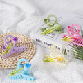 The most popular summer grabber clip 2026 new shark clip multi-color electroplated gold edge fashion simple high-end streamer
