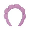 Korean Style Wool Scarf Fabric Sponge Twist Headband High Crown Head Headband Face Wash Makeup Cloud Headband Factory Custom Wholesale