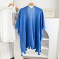 Women's Summer Hollow-Out Fringe Sun-Protection Lightweight Cardigan + Shawl + Top 20 - White