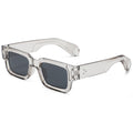 Retro Square Simple Sunglasses 2025 Overseas Premium Face-Slimming Unisex Stud Arrow Sunglasses