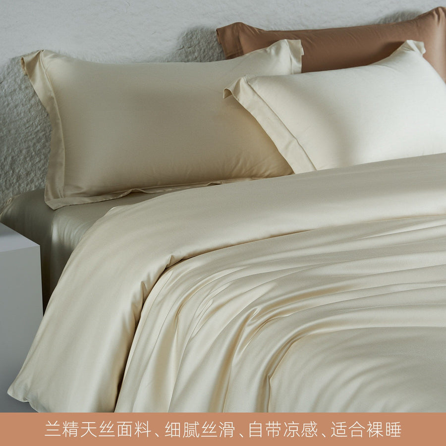 Blue Lotus Purple Tencel Lyocell Cooling 4-Piece Bedding Set - view 3