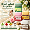 跨境外贸KORMESIC玫瑰皂soap彩盒深层清洁护理温和厂家现货批发