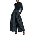 Casual Fashion Knit Long Sleeve Wide Leg Pants + Top Set