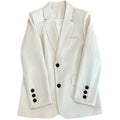 Women's Fall Casual Elegant Blazer + Top 2026 | Casual Blouse - Beige