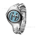 Y2K Year Retro Y2K Unique-Shaped Twisted Numbers Pair Display Watch Men Niche ins Streetwear Waterproof Quartz Watch
