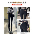 Women's Black High Waist Slim Pencil Magic Leggings