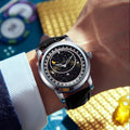Drop Ship Item Time Motion State Starry Sky Mens Watch Date Glow Quartz Fashionable Casual Watch Waterproof Watch