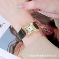 New Unique-Shaped Twisted Watch Unisex Simple Niche Square Personality Stylish Waterproof Couples Quartz Watch Men