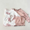 Women's Fall Long Sleeve 2-Piece Set 2026 | 2 Piece Outfit Set - White