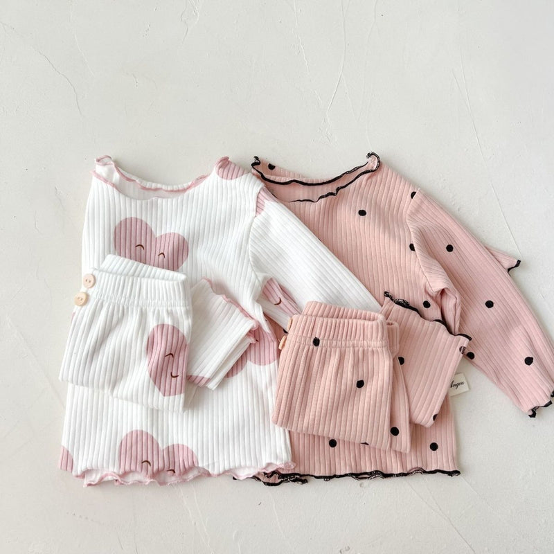 Women's Fall Long Sleeve 2-Piece Set 2026 | 2 Piece Outfit Set - White