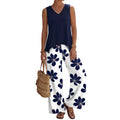 Printed Tank Top + Pants 2-Piece Set