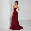 Women's Strapless Sexy Evening Gown Banquet Party