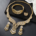 New Western Statement Accessory Fashionable Retro Ethnic Style Wave Necklace Set AliExpress Supply Factory Wholesale