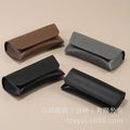 New Sunglasses Glasses Case Premium Leather Sunglasses Glasses Bag High-End Glasses Case Storage Box Lens Case