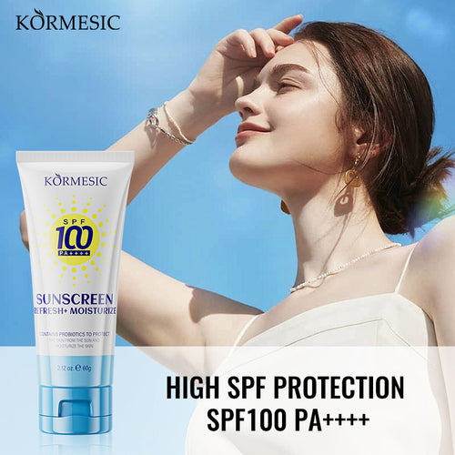 KORMESIC清爽益生菌防晒霜sunscreen清爽不油腻跨境外贸厂家批发