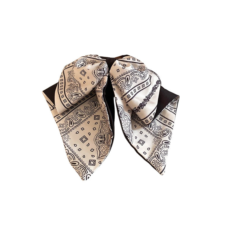 Vintage Paisley Bow Hair Claw Clip - view 5