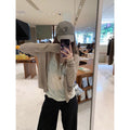 Women's Spring Korean Fashion Knit Sun-Protection Lightweight Cardigan + Top 2026 - Apricot