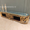 New French aristocratic sofa living room furniture European style luxury high-end palace style luxury golden fabric
