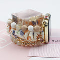 For Apple Watch8 SE Stretch Spliced Bead Piece Watch Band iwatch Apple Band In Stock