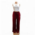 Spring Sporty Casual Long Sleeve Tank Top + Jacket + Pants 3-Piece Set