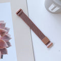 Factory In Stock Fits fitbit inspir Band Smart Capable Bracelet Swap Beige Lily Net Grid Metal Band