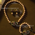 French Heavy-Duty Vintage Accessory Height Stock Vintage Tea Cup Accessory Light Luxury Design Detail Jewelry Set
