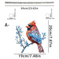 Hot selling beautiful bird acrylic living room courtyard pendant holiday scene decoration pendant gift