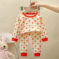 children's underwear pure cotton set autumn new boys' autumn clothes and long johns baby pajamas gir