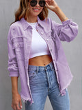 Women's Long Sleeve Mid-Length Long Jacket 2026 | Trendy Jacket - Orange