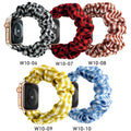 For apple iwatch Watch Band Overseas Striped Plaid Fresh Stretch Single Row Large Cord Apple Band