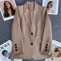 Women's Fall Casual Elegant Blazer + Top 2026 | Casual Blouse - Black