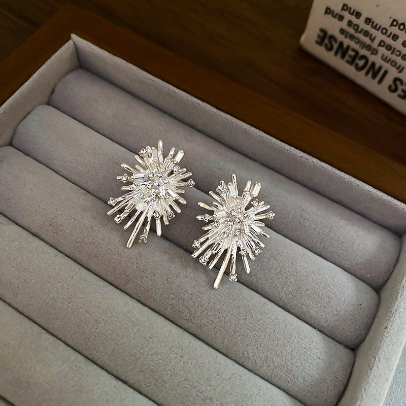 Floral Tassel Drop Earrings - view 8