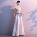晚礼服裙女2026新款宴会演出中式长款主持人时尚气质合唱团演出服