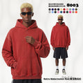 ARTIE Men's Retro 365G Washed Distressed Frayed Edge Fleece-Lined Hoodie