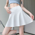 Summer Sporty Wool Pleated Short Skirt + Skirt
