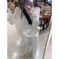 Women's Spring Korean Fashion Knit Sun-Protection Lightweight Cardigan + Top 2026 - Apricot