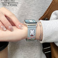Fits Xiaomi Band 10 / 9pro Band 8 Denim Embroidered New Redmi watch6 Watch 5 Wrist Strap Women 4 / 3