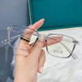 Prescription Finish Item Glasses TR Anti-Blue Plano Women Overseas Korean Retro Trendy Small Square Frame Student Prescription Sunglasses