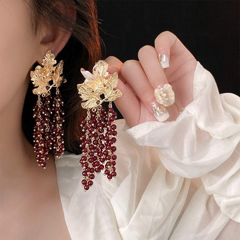 Vintage Pearl and Rhinestone Stud Earrings - view 10